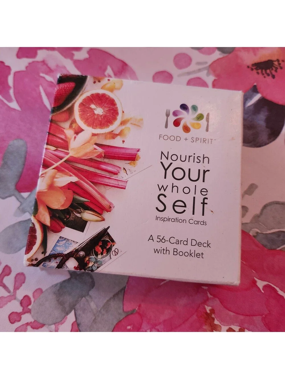 Food + Spirit Nourish Your Whole Self Inspiration Cards 56-Card Deck & Guidebook